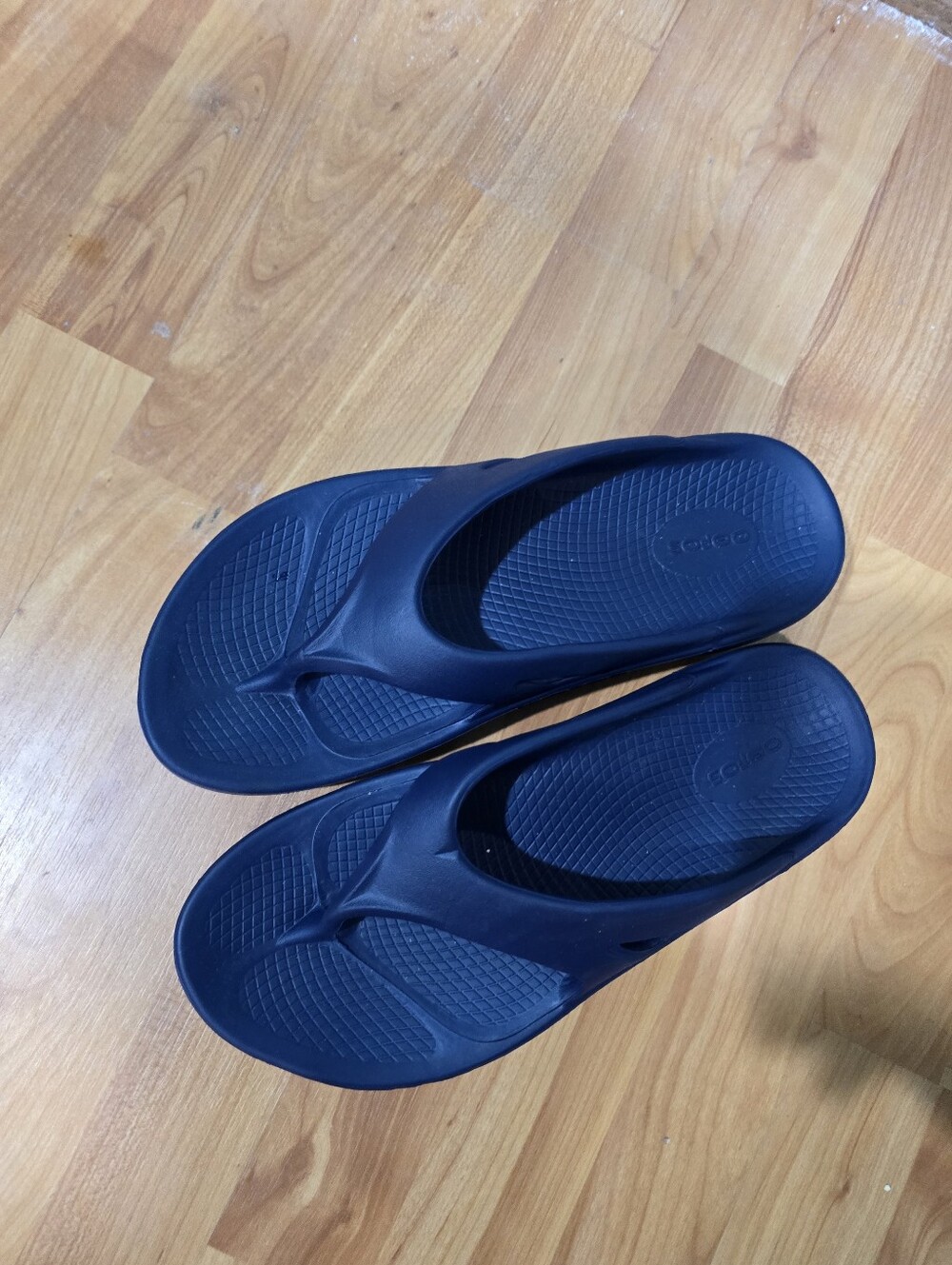 Oofos Ooriginal Recovery Thong Flip Flop Sandal Mens 10 Blue - Picture 2 of 3